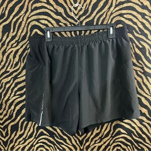 Ladies black shorts Size Large